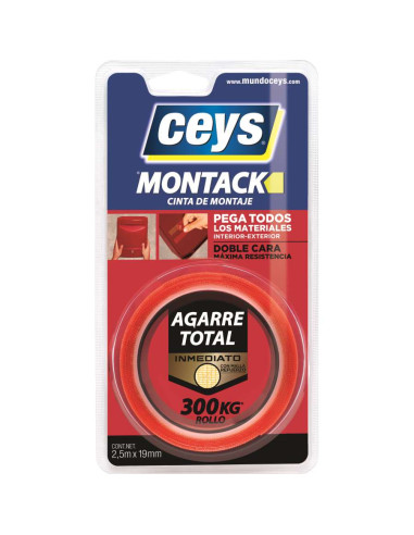 CEYS MONTACK EXPRESS CINTA BLISTER 2,5 MTRS  507241