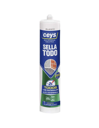 CEYS SELLATODO BLANCO O TRANSLUCIDO  CARTUCHO DE 280ML