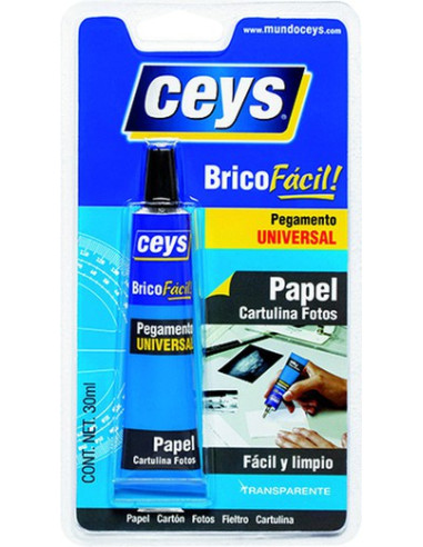 CEYS BRICOFACIL ADHESIVO TRANSPARENTE 30 ML