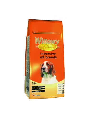 WILLOWY GOLD INTENSEVE ALL BREEDS - ALTA ACTIVIDAD/TODAS LAS RAZAS - 3 KGS.