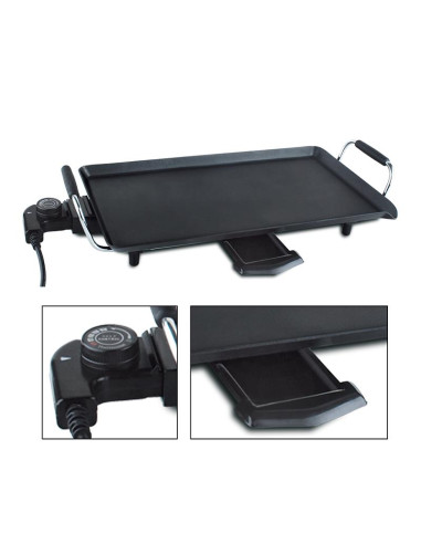 LARRY HOUSE PLANCHA ASAR ELECTRICA 2000W 42 X 26 CMS  LH1017