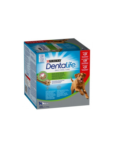 PURINA DENTALIFE LARGE 25-40 KGS PACK X 36