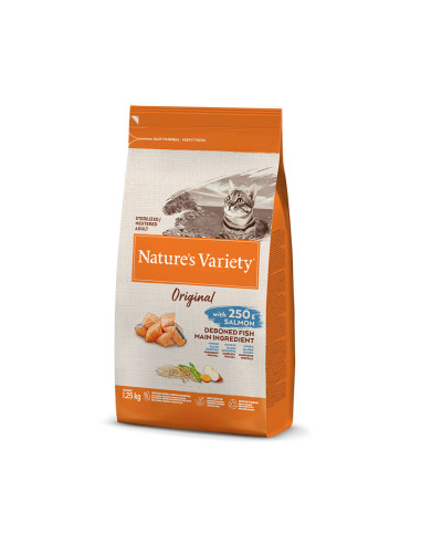 NATURE'S VARIETY ORIGINAL GATO ESTERILIZADO SALMÓN 3 KG