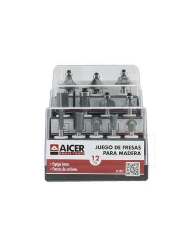 AICER FRESAS MADERA 12 UN AC1257