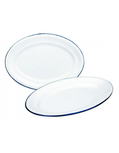 IBI BANDEJA 25X17 OVAL BCA  903925